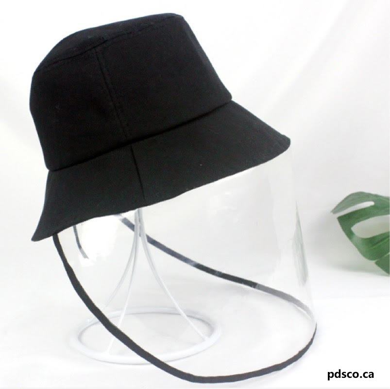 BK-001 Black Bucket Hat with Plastic Wrap Guard | Discount Code (up to $15) CODE: NOPICKUP15
